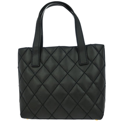 Chanel Black Calfskin Wild Stitch Tote Bag