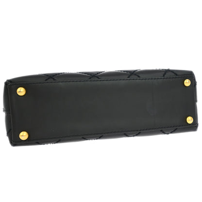 Chanel Black Calfskin Wild Stitch Tote Bag