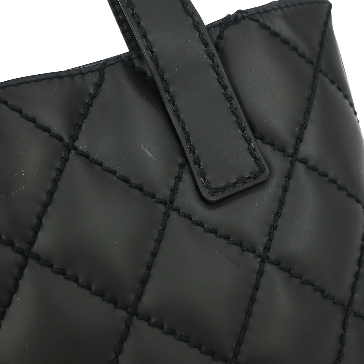Chanel Black Calfskin Wild Stitch Tote Bag