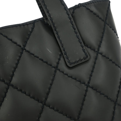 Chanel Black Calfskin Wild Stitch Tote Bag