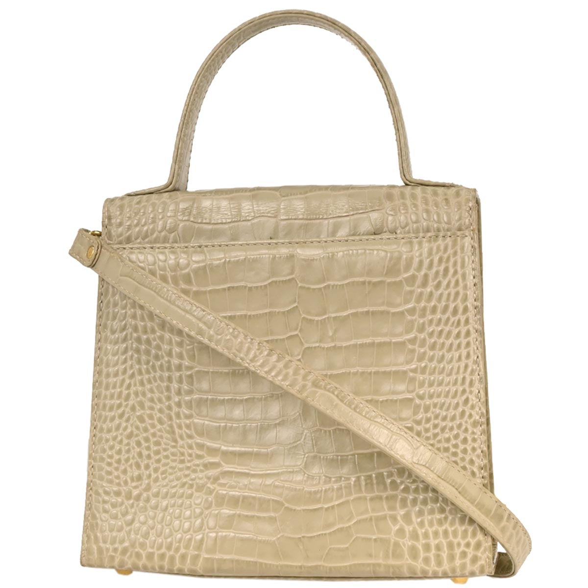 Yves Saint Laurent * Light Green Leather Handbag