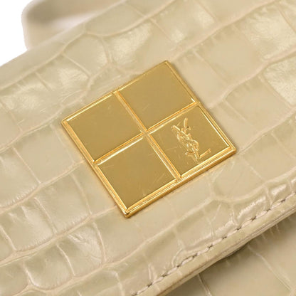Yves Saint Laurent * Light Green Leather Handbag