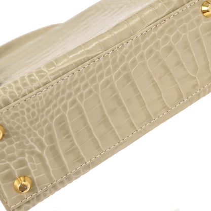 Yves Saint Laurent * Light Green Leather Handbag