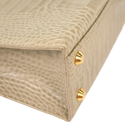 Yves Saint Laurent * Light Green Leather Handbag