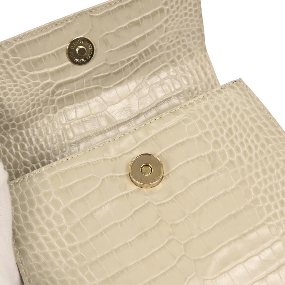 Yves Saint Laurent * Light Green Leather Handbag