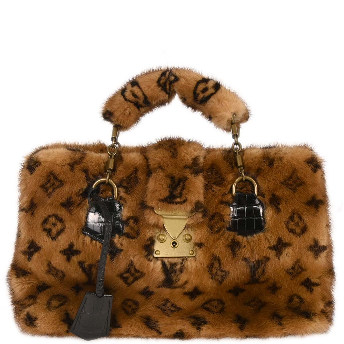 Louis Vuitton * Monogram Mink Handbag