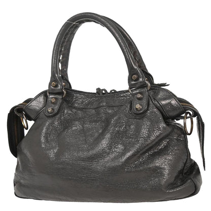 Balenciaga Black The Town 2way Shoulder Handbag