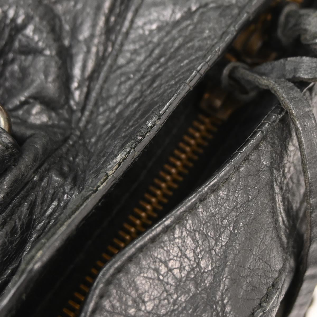 Balenciaga Black The Town 2way Shoulder Handbag