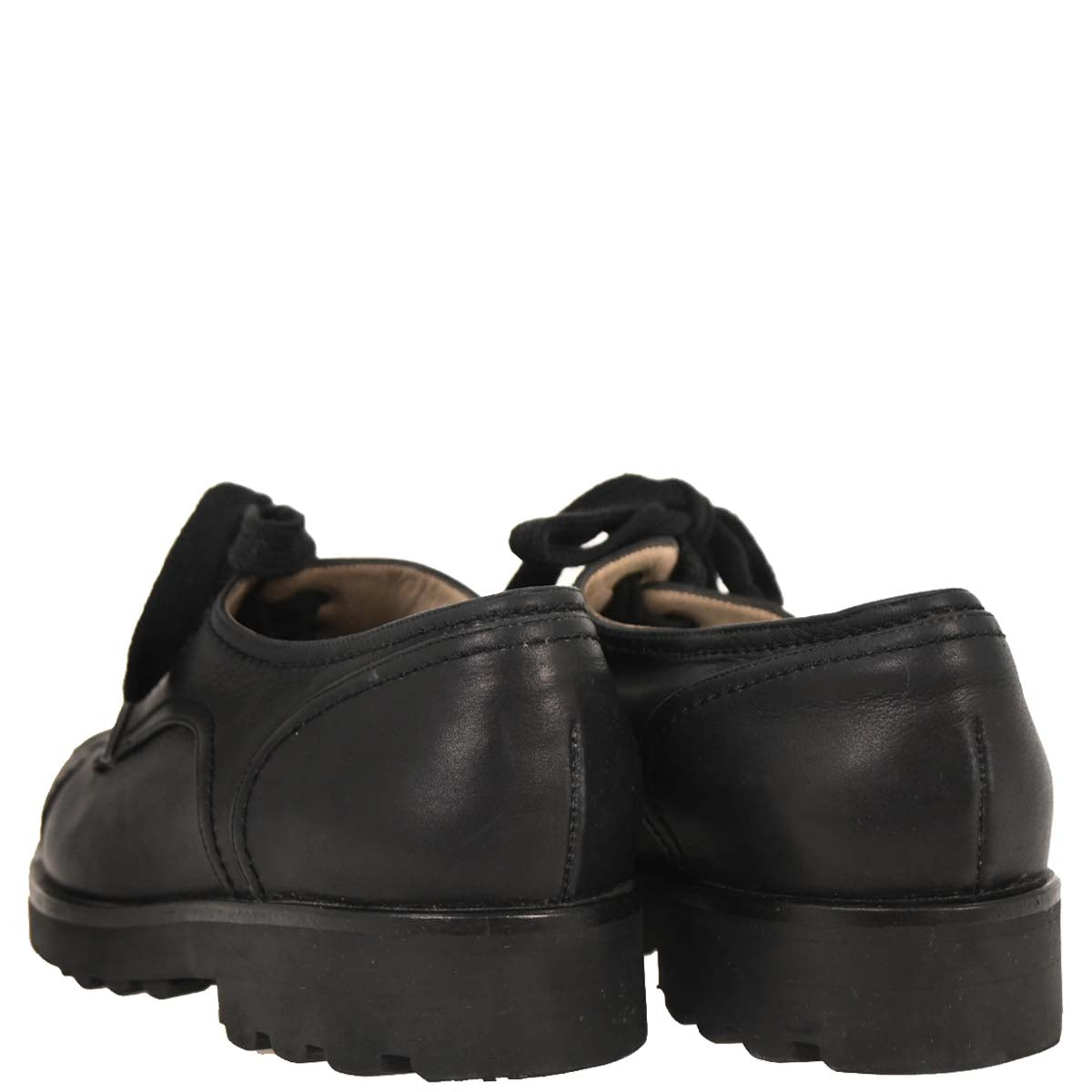 Chanel * Black Leather Shoes #35