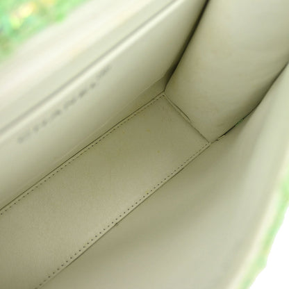 Chanel 1996-1997 Green Tweed Chain Handbag