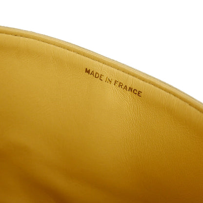 Chanel 1991-1994 Beige Suede Medium Classic Double Flap Shoulder Bag