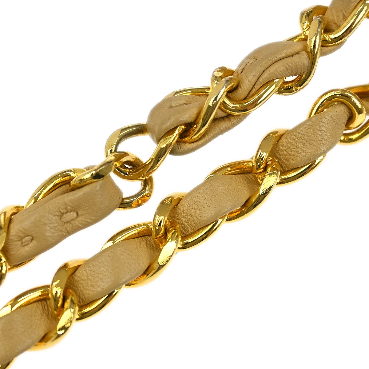 Chanel Beige Lambskin Small Classic Double Flap Shoulder Bag