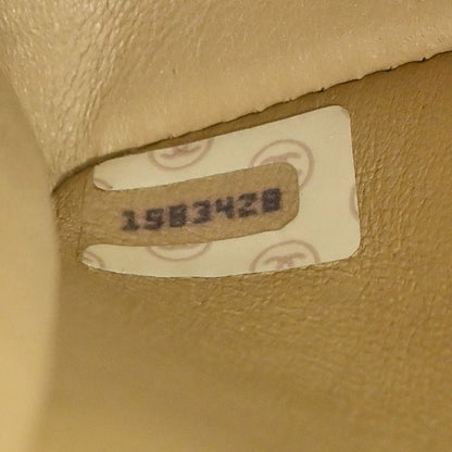 Chanel Beige Lambskin Small Classic Double Flap Shoulder Bag