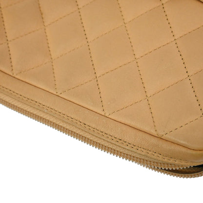 Chanel Beige Black Calfskin Cambon Ligne Crossbody Bag