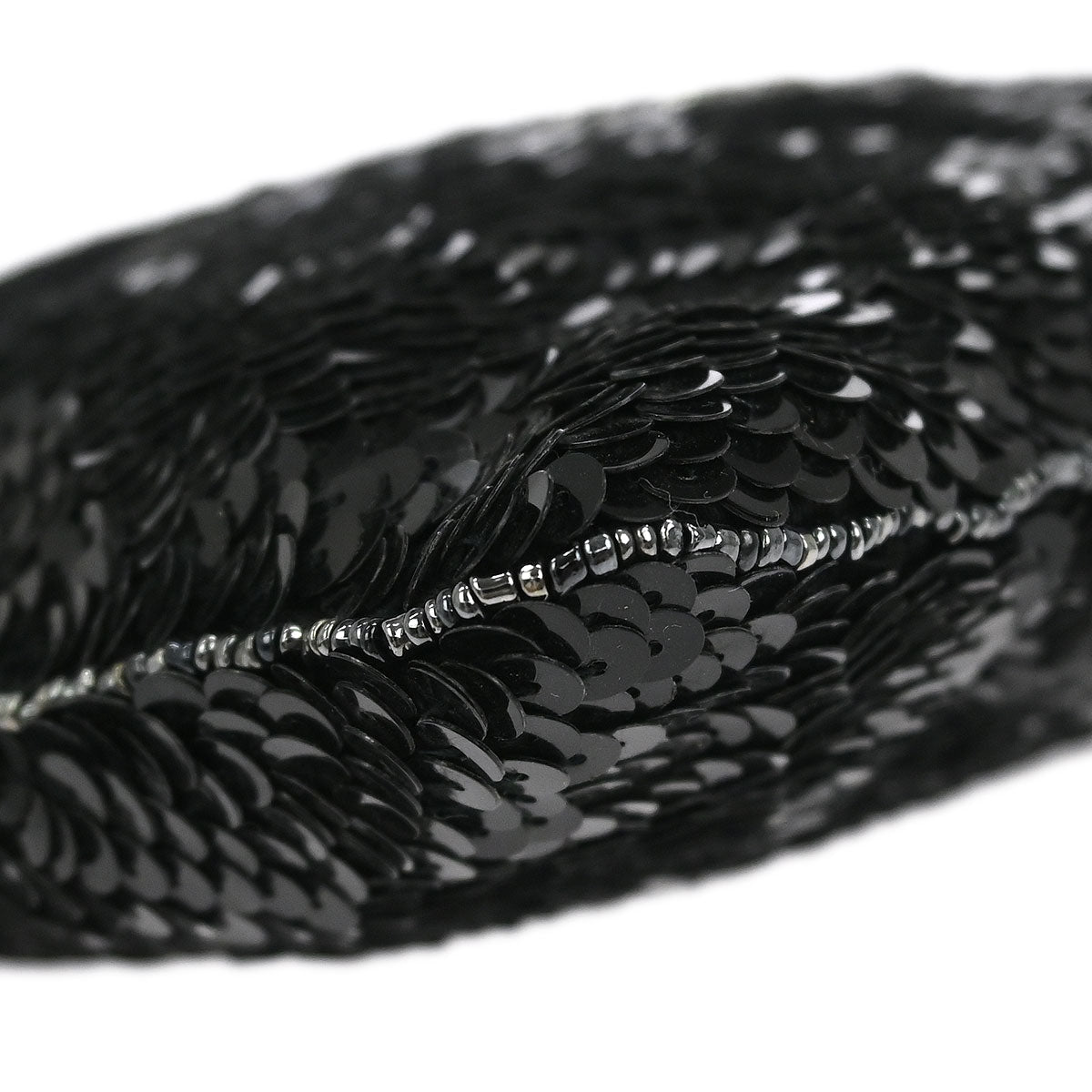 Chanel Black Sequins Handbag