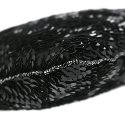 Chanel Black Sequins Handbag