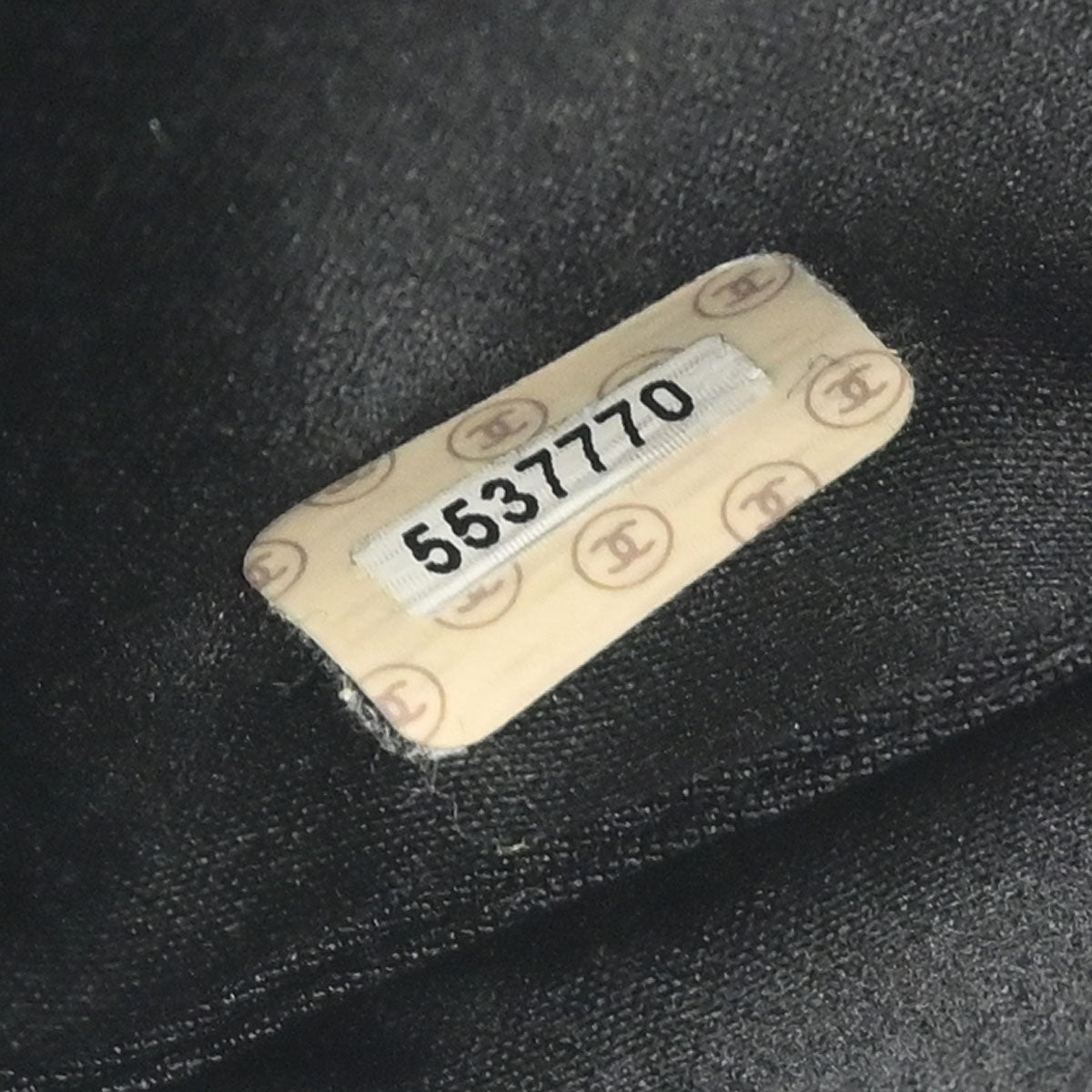 Chanel Black Sequins Handbag