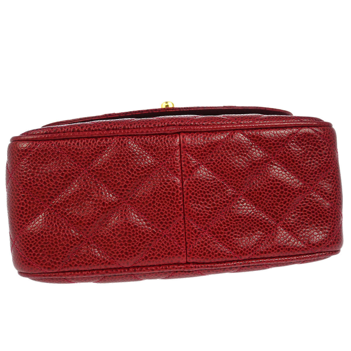 Chanel Red Caviar Camera Bag Mini