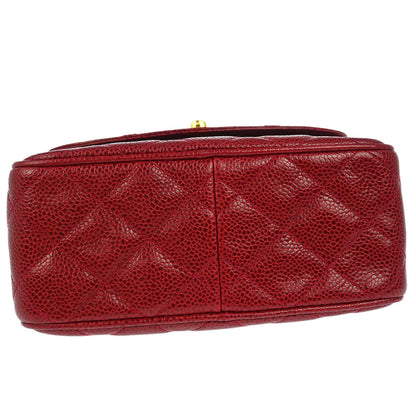 Chanel Red Caviar Camera Bag Mini