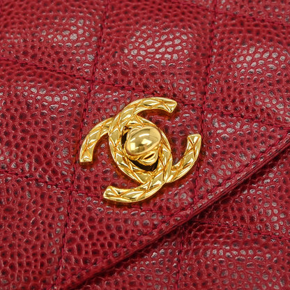 Chanel Red Caviar Camera Bag Mini