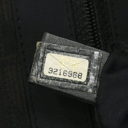Chanel 2005-2006 Brown Black Jacquard Nylon Travel Line Tote Bag