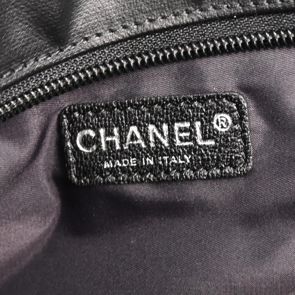 Chanel Black Leather Paris-Biarritz GM Tote Handbag