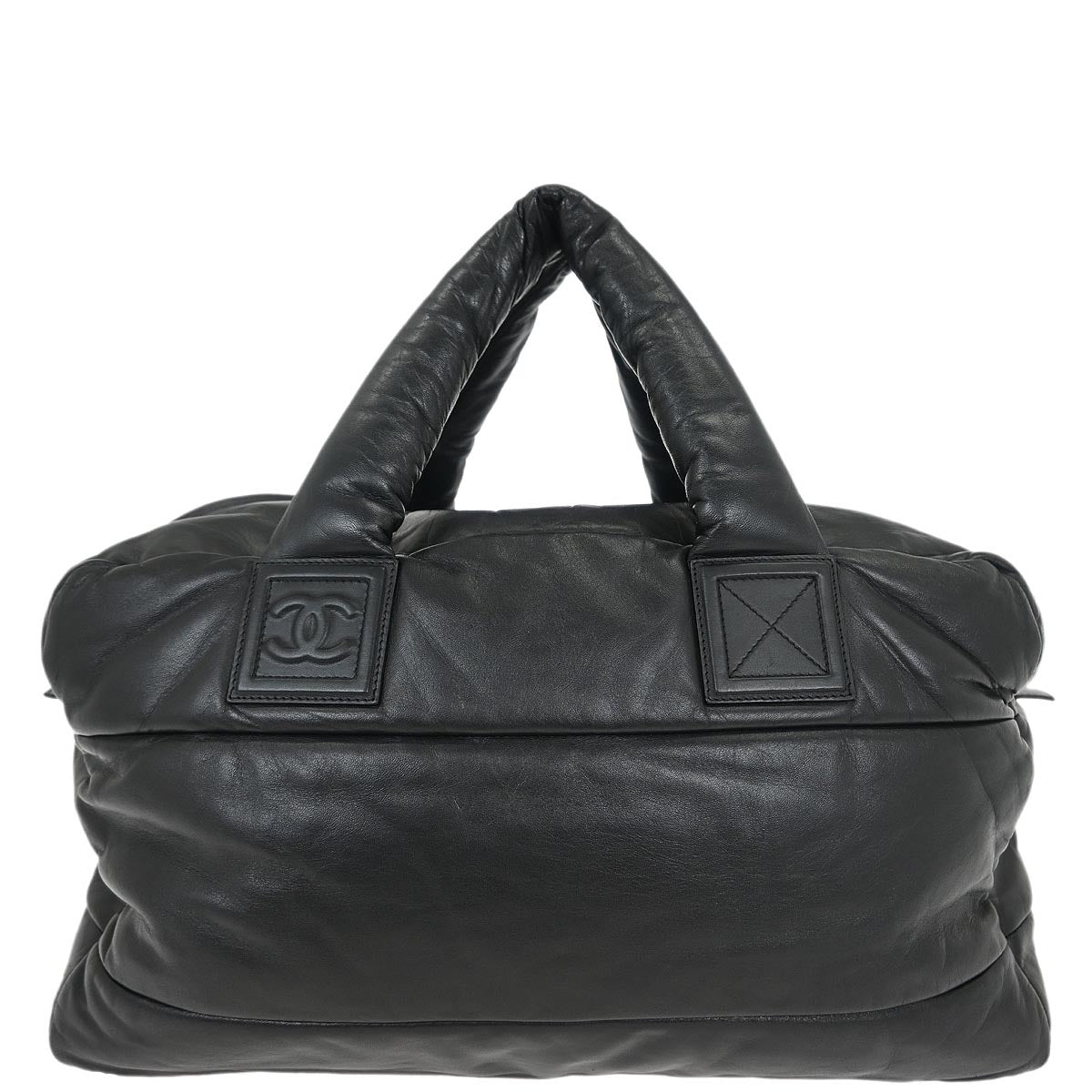 Chanel Black Calfskin Coco Cocoon Handbag