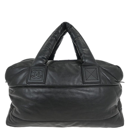 Chanel Black Calfskin Coco Cocoon Handbag