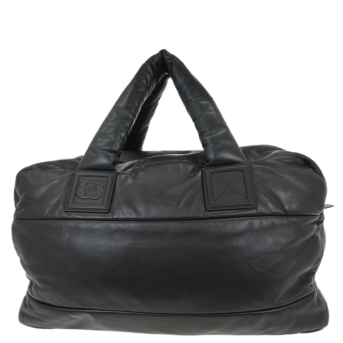 Chanel Black Calfskin Coco Cocoon Handbag