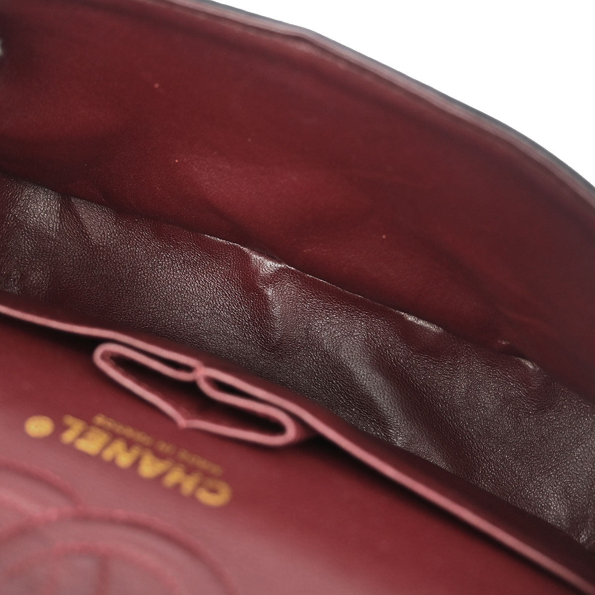 Chanel 2005-2006 Black Lambskin Small Classic Double Flap Shoulder Bag