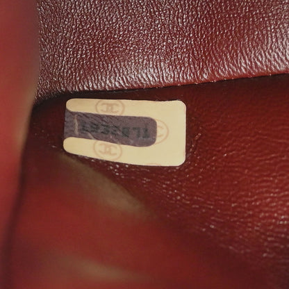 Chanel 1989-1991 Black Lambskin Small Classic Double Flap Shoulder Bag