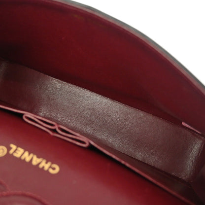 Chanel 1994-1996 Black Lambskin Medium Classic Double Flap Shoulder Bag