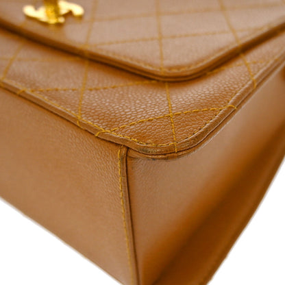 Chanel Brown Caviar Shoulder Bag