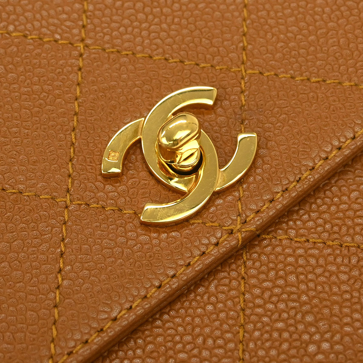 Chanel Brown Caviar Shoulder Bag