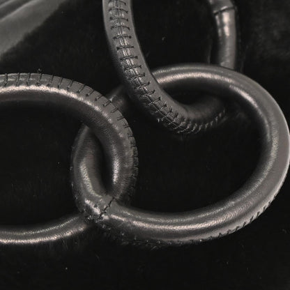 Chanel * 2005-2006 Black Lapin Fur Handbag