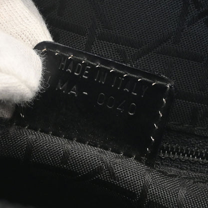 Christian Dior * Black Fur Lady Dior 2way Shoulder Handbag