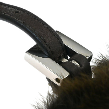 Fendi * Brown Fur Selleria Mamma Baguette Handbag