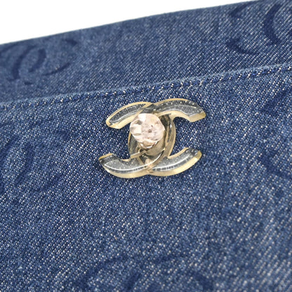 Chanel 2002-2003 Blue Denim Handbag