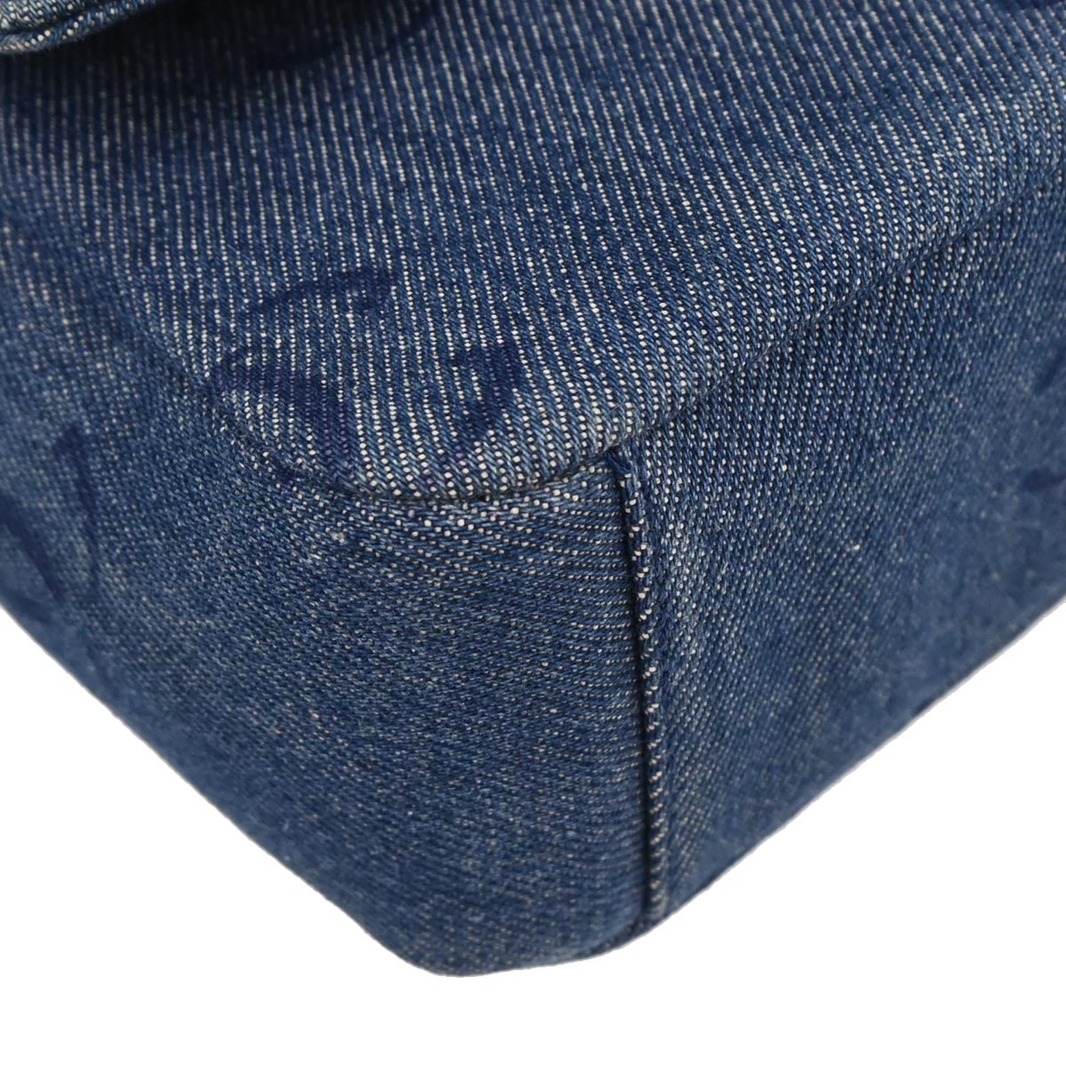 Chanel 2002-2003 Blue Denim Handbag