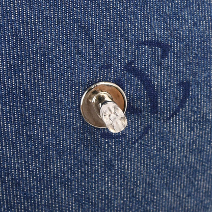 Chanel 2002-2003 Blue Denim Handbag