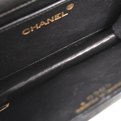 Chanel * 1986-1988 Black Lizard Shoulder Bag