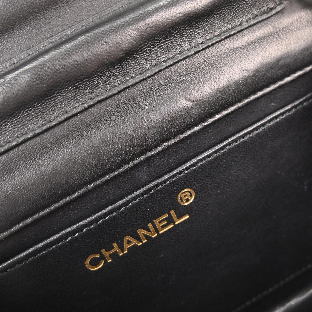 Chanel * 1986-1988 Black Lizard Shoulder Bag
