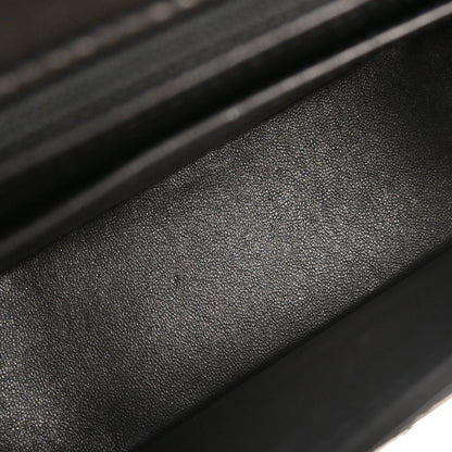 Chanel Black Canvas Mademoiselle Lock Shoulder Bag