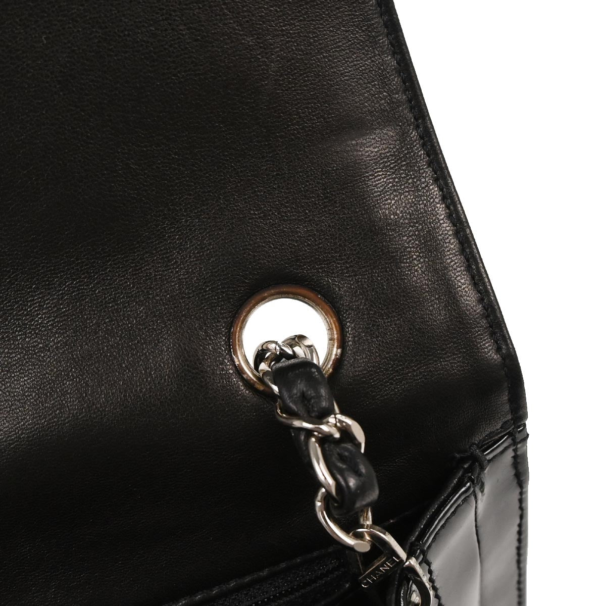 Chanel Black Canvas Mademoiselle Lock Shoulder Bag