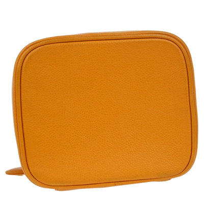 Chanel Orange Caviar Timeless Vanity Handbag