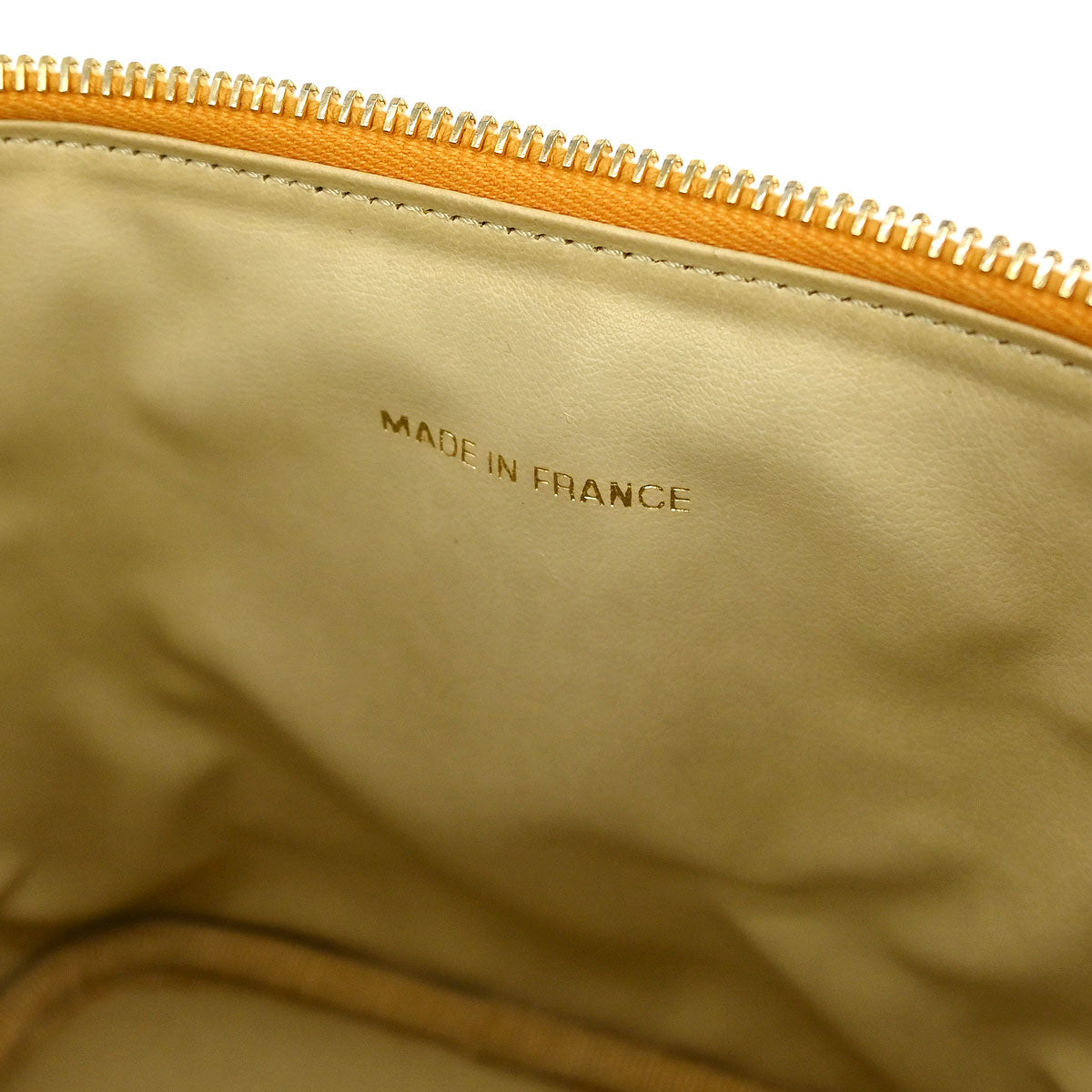 Chanel Orange Caviar Timeless Vanity Handbag