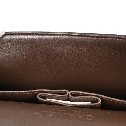 Chanel 2005-2006 Brown Tweed Medium Classic Double Flap Shoulder Bag