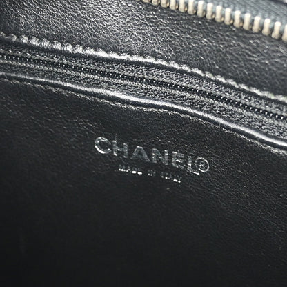 Chanel 2002-2003 Black Caviar Medallion Tote Bag