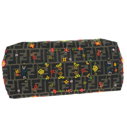 Fendi * Brown Beaded Zucca Tote Bag