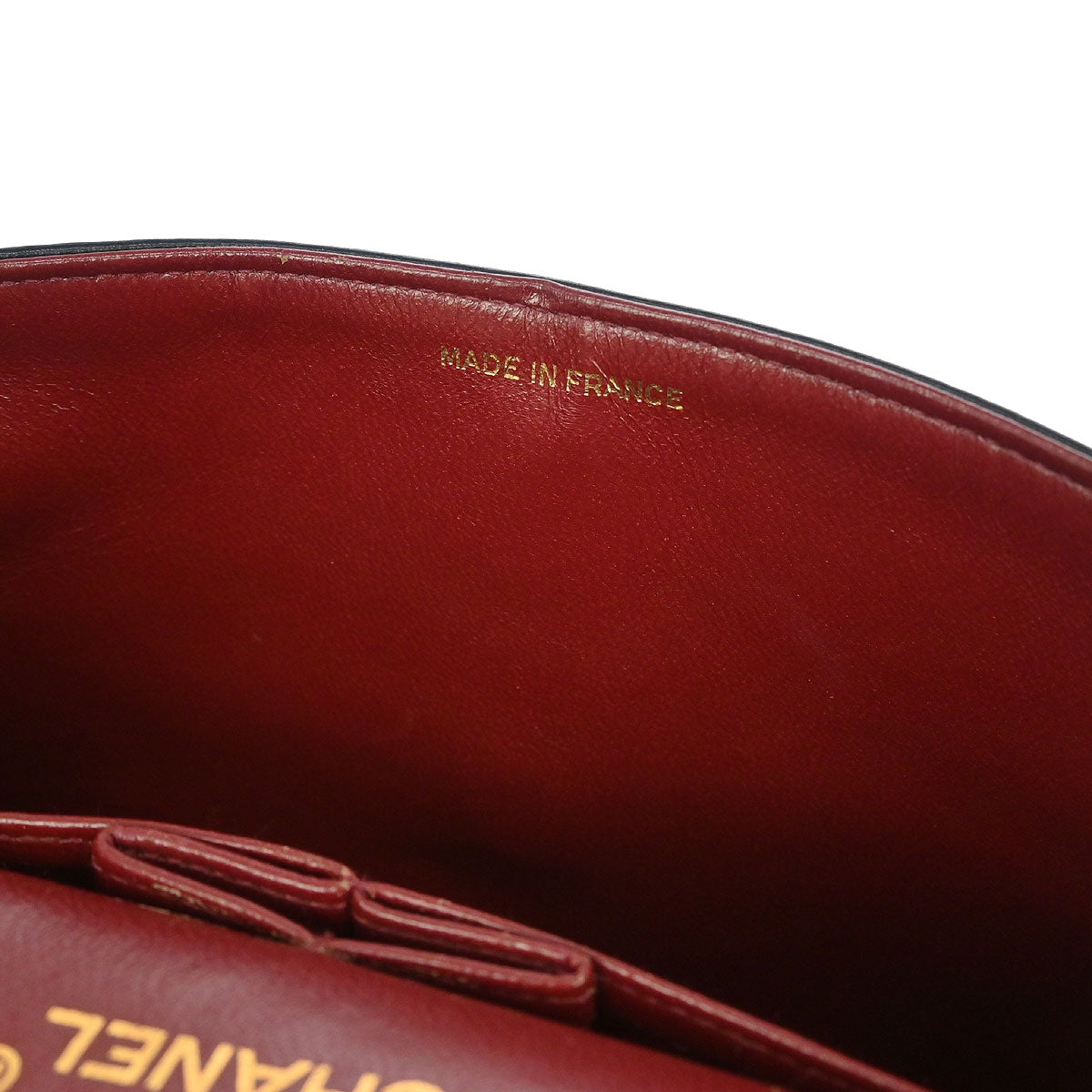 Chanel 1989-1991 Navy Lambskin Small Classic Double Flap Shoulder Bag